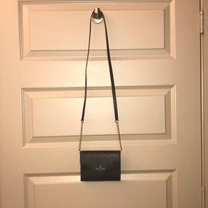 Black Kate Spade crossbody bag/clutch